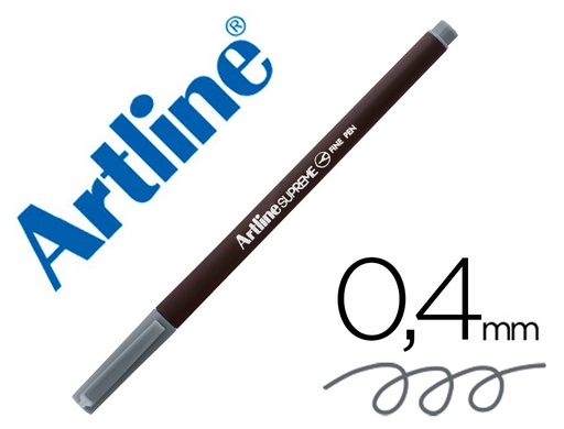 [165854] Rotulador artline supreme epfs200 fine liner punta de fibra gris 0,4 mm