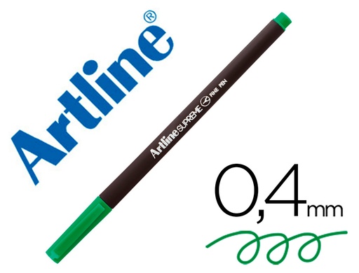 [165853] Rotulador artline supreme epfs200 fine liner punta de fibra verde 0,4 mm