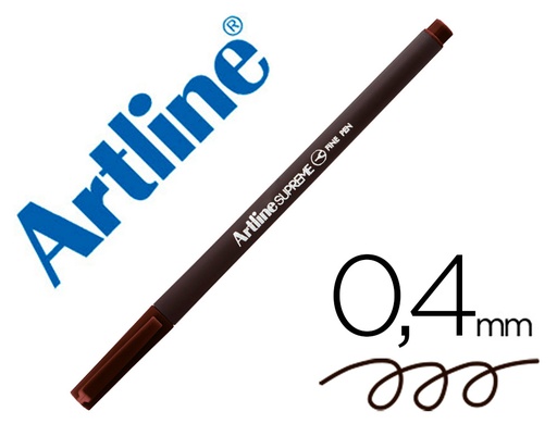 [165849] Rotulador artline supreme epfs200 fine liner punta de fibra marron oscuro 0,4 mm