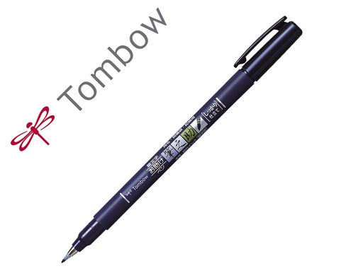 [157203] Rotulador tombow fudenosuke tinta base de agua punta pincel dura negro