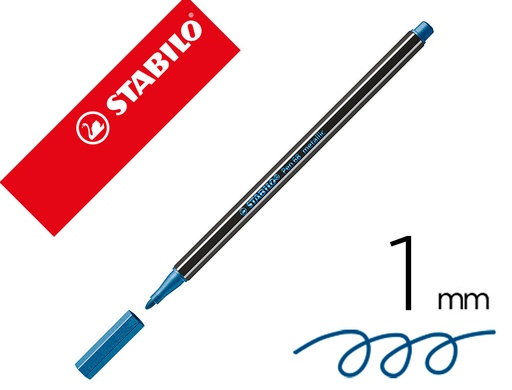 [153646] Rotulador stabilo acuarelable pen 68 metalico azul punta gruesa 1mm