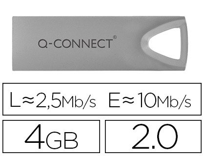 [150860] Memoria usb q-connect flash premium 4 gb 2.0