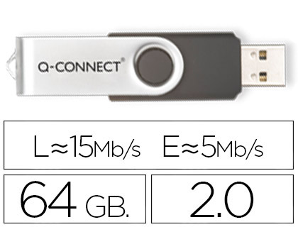 [57399] Memoria usb q-connect flash 64 gb 2.0