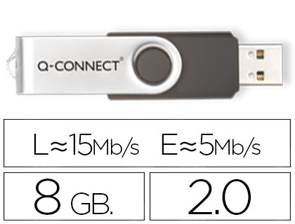 [54636] Memoria usb q-connect flash 8 gb 2.0