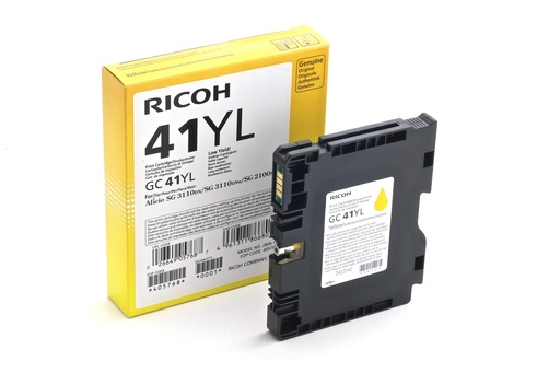 [17620] RICOH SG2100N/3110DN/3110DNW/3120B GC-41Yl Cartucho Amarillo