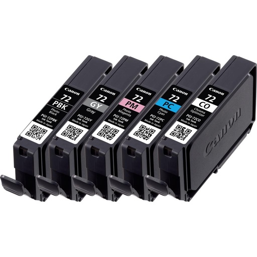 [40621] [6403B007] CANON Cartucho PGI-72KIT-PH Pixma Pro 10 Kit PBK/GY/PM/PC/CO